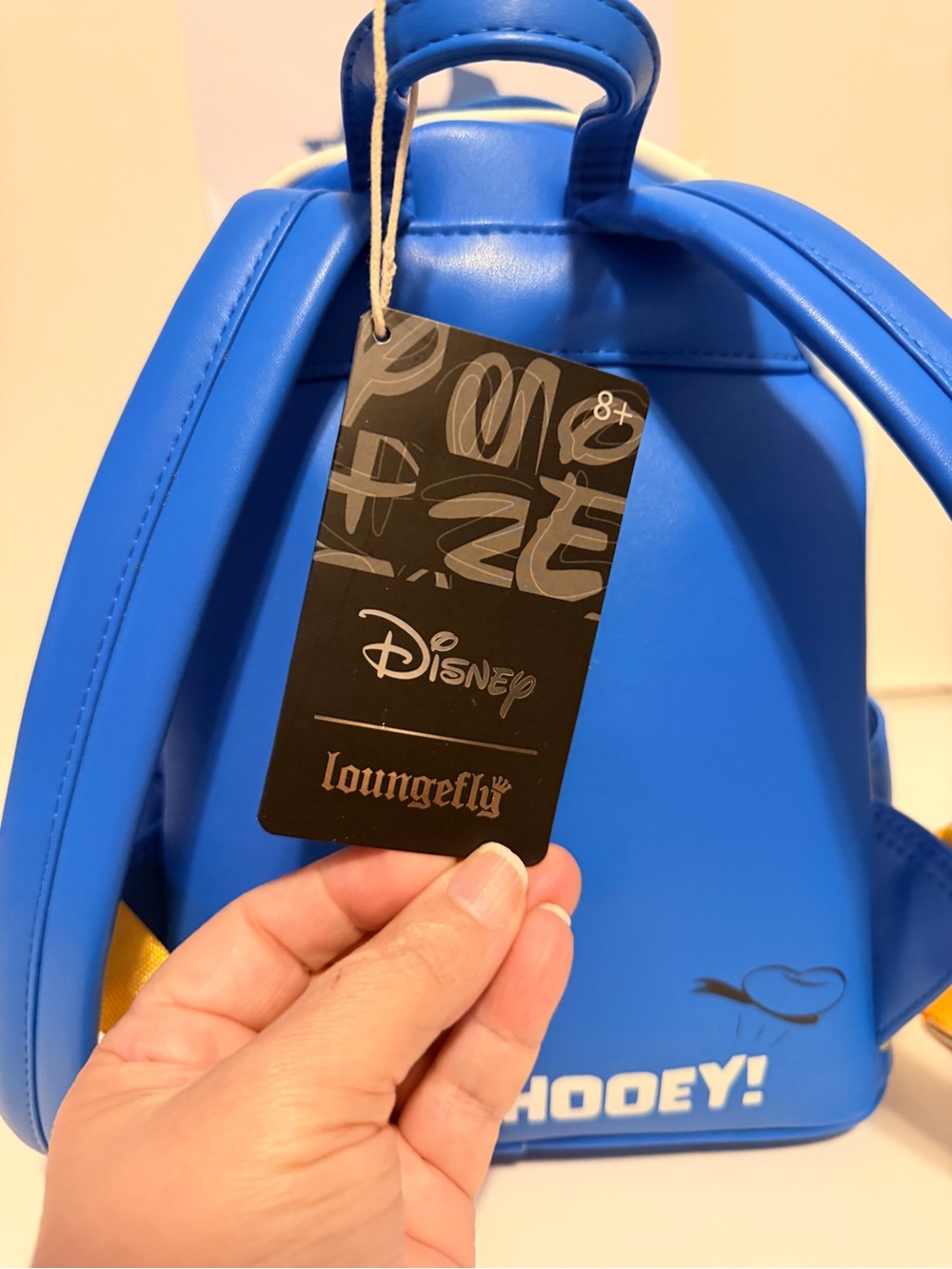 Disney Loungefly Donald Duck Blue Mini Backpack - Picture 6 of 11